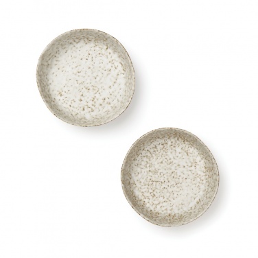 Logo trade business gift photo of: VINGA Nuvem stoneware mini bowl, 2 pcs set