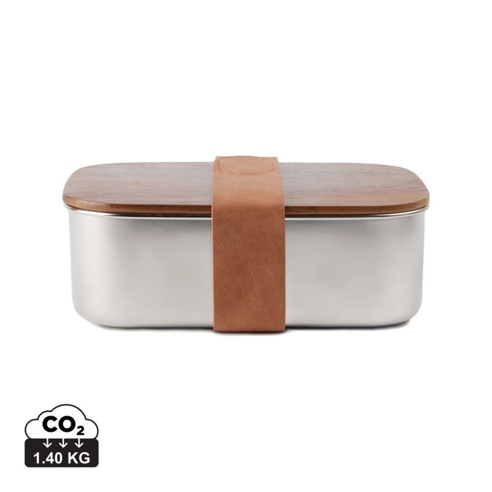 Logotrade corporate gift image of: VINGA Ciro RCS recycled steel lunch box