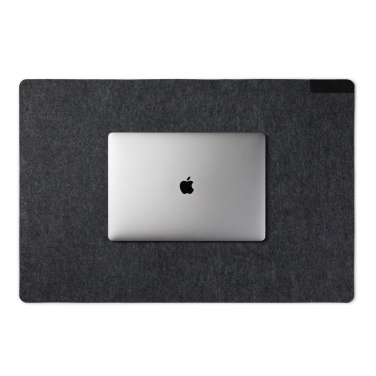 Logo trade promotional giveaway photo of: VINGA Albon GRS recycled felt desk pad