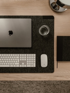 Logo trade promotional merchandise image of: VINGA Albon GRS recycled felt desk pad