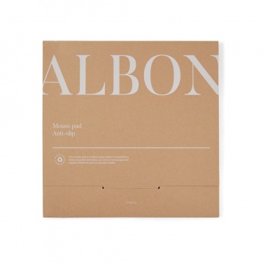 Logo trade corporate gift photo of: VINGA Albon GRS recycled felt mouse pad
