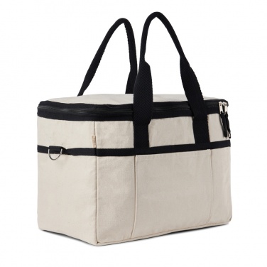 Logo trade business gifts image of: VINGA Volonne AWARE™ recycled canvas cooler basket