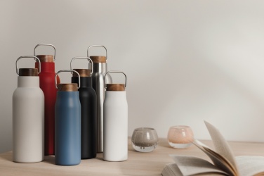 Logo trade promotional products picture of: VINGA Ciro RCS recycled vacuum bottle 580ml