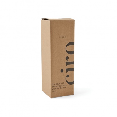 Logo trade promotional items image of: VINGA Ciro RCS recycled vacuum bottle 300ml