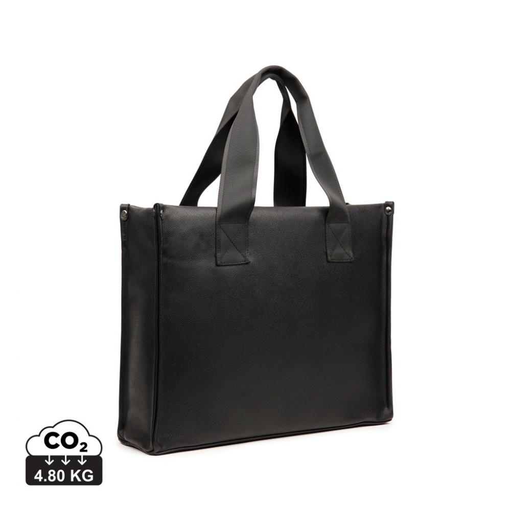 Logo trade promotional items image of: VINGA Bermond RCS recycled PU tote bag