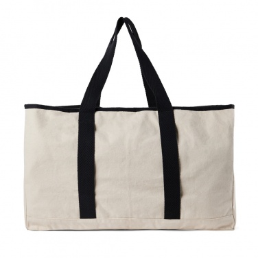 Logo trade promotional products picture of: VINGA Volonne AWARE™ recycled canvas beach bag