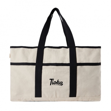 Logo trade promotional items picture of: VINGA Volonne AWARE™ recycled canvas beach bag