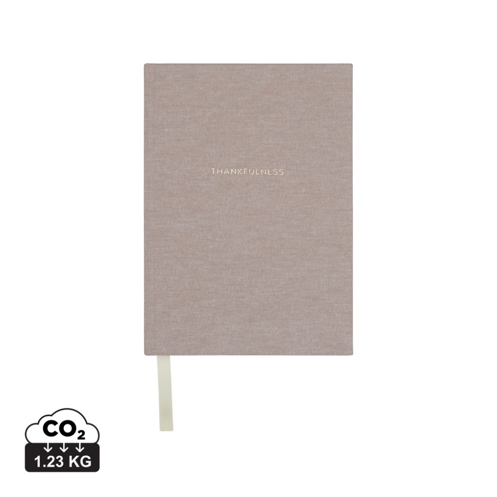 Logo trade promotional items picture of: VINGA Thankfulness GRS recycled paper journal