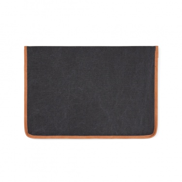 Logo trade business gift photo of: VINGA Bosler GRS recycled canvas 16" laptop sleeve