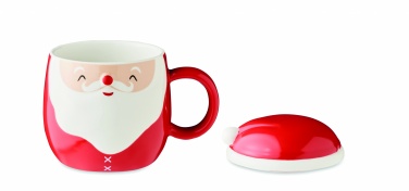 Logo trade corporate gifts picture of: Ceramic mug with lid 370 ml