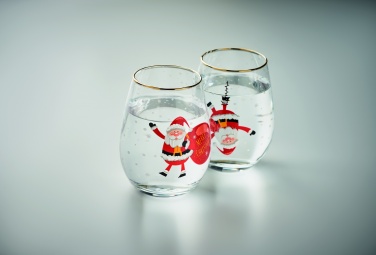 Logotrade promotional product image of: Set of 2 Christmas glasses