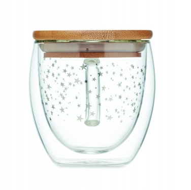 Logo trade promotional products image of: Double wall borosilicate mug