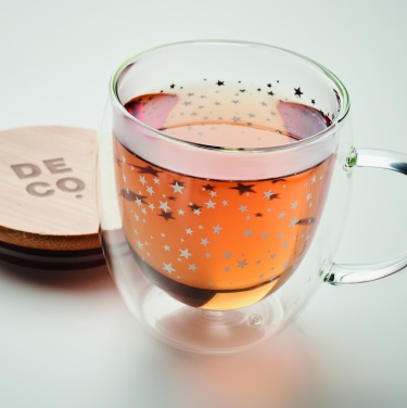 Logo trade promotional gifts picture of: Double wall borosilicate mug