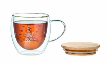 Logotrade promotional giveaway image of: Double wall borosilicate mug