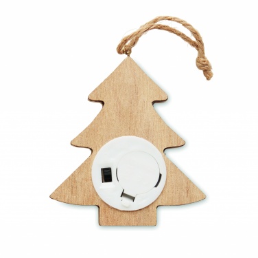 Logo trade promotional products picture of: Wooden weed tree with lights