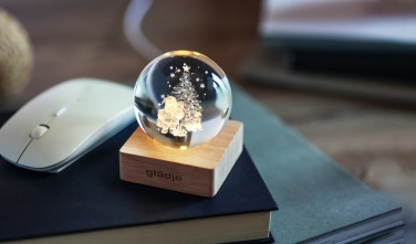 Logotrade corporate gift image of: Christmas LED crystal ball