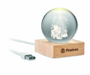 Logotrade advertising products photo of: Christmas LED crystal ball