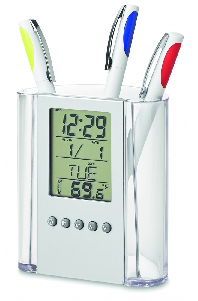 Logo trade corporate gift photo of: Pen holder with calendar