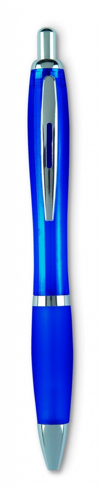 Logo trade promotional products image of: Push button ball pen