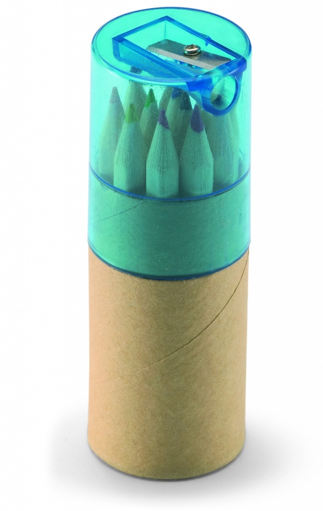 Logotrade promotional product picture of: 12 coloured pencils