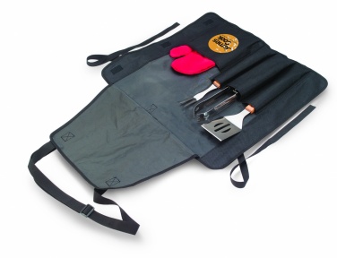 Logo trade advertising product photo of: BBQ apron with BBQ tools
