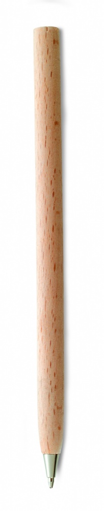 Logo trade corporate gifts image of: Wooden ball pen
