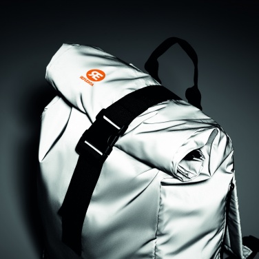 Logotrade advertising product picture of: Reflective Rolltop backpack