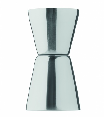 Logo trade promotional giveaways image of: Stainless steel jigger