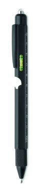 Logo trade corporate gifts picture of: Spirit level pen with ruler