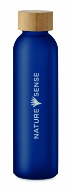 Logotrade promotional gift image of: Frosted glass bottle 500ml
