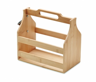 Logo trade promotional giveaway photo of: 6 beer crate in bamboo