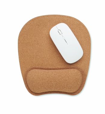 Logo trade promotional items picture of: Ergonomic cork mouse mat