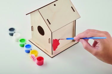 Logo trade promotional items picture of: DIY wooden bird house kit