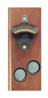 Logo trade promotional merchandise photo of: Wall mounted bottle opener