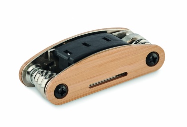 Logo trade promotional giveaways image of: Multi tool pocket in bamboo