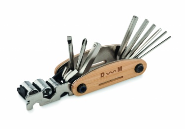 Logotrade corporate gift image of: Multi tool pocket in bamboo