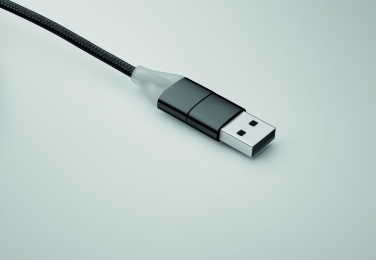 Logo trade promotional gifts image of: 4 in 1 charging cable type C