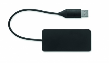 Logo trade promotional merchandise image of: 3 port USB hub with 20cm cable
