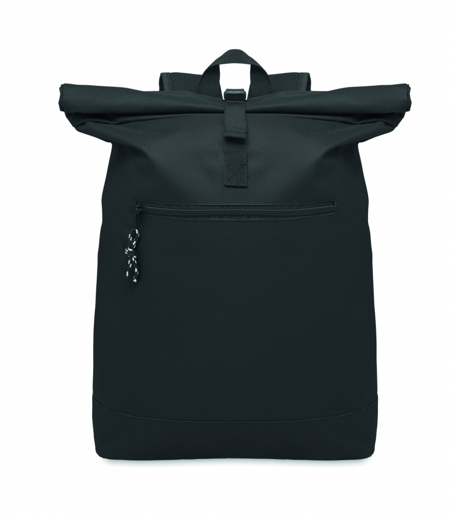 Logo trade promotional merchandise photo of: 600Dpolyester rolltop backpack