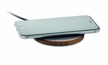 Logotrade promotional giveaway picture of: Wireless charger in acacia 15W