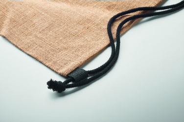 Logo trade advertising product photo of: Jute drawstring bag