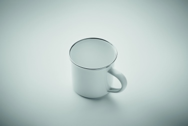 Logo trade promotional giveaways picture of: Enamel sublimation mug 200ml