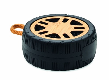 Logo trade promotional giveaways picture of: Wireless speaker tire shaped