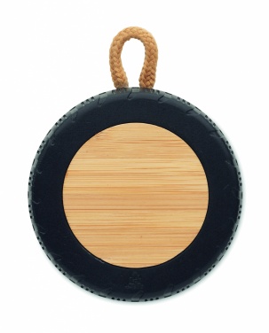Logo trade promotional giveaways picture of: Wireless speaker tire shaped