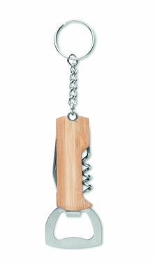 Logo trade business gifts image of: 3 in 1 bamboo pocket tool