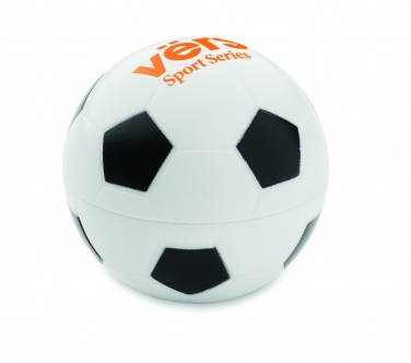 Logo trade promotional gift photo of: Lip balm in football shape