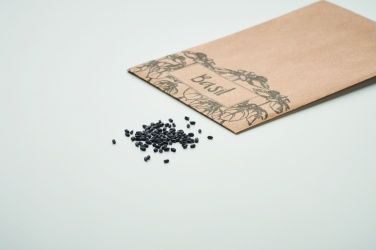 Logotrade corporate gift image of: Basil seeds in craft envelope
