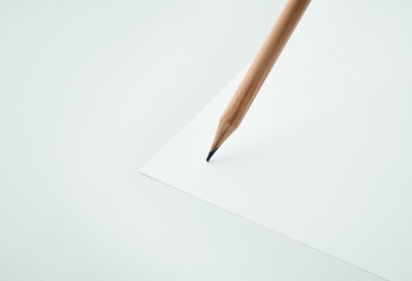 Logo trade promotional giveaways picture of: Natural pencil with eraser