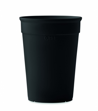 Logo trade promotional items picture of: Recycled PP cup capacity 250 ml