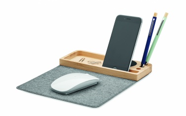 Logotrade promotional giveaways photo of: Wireless charger in bamboo 15W